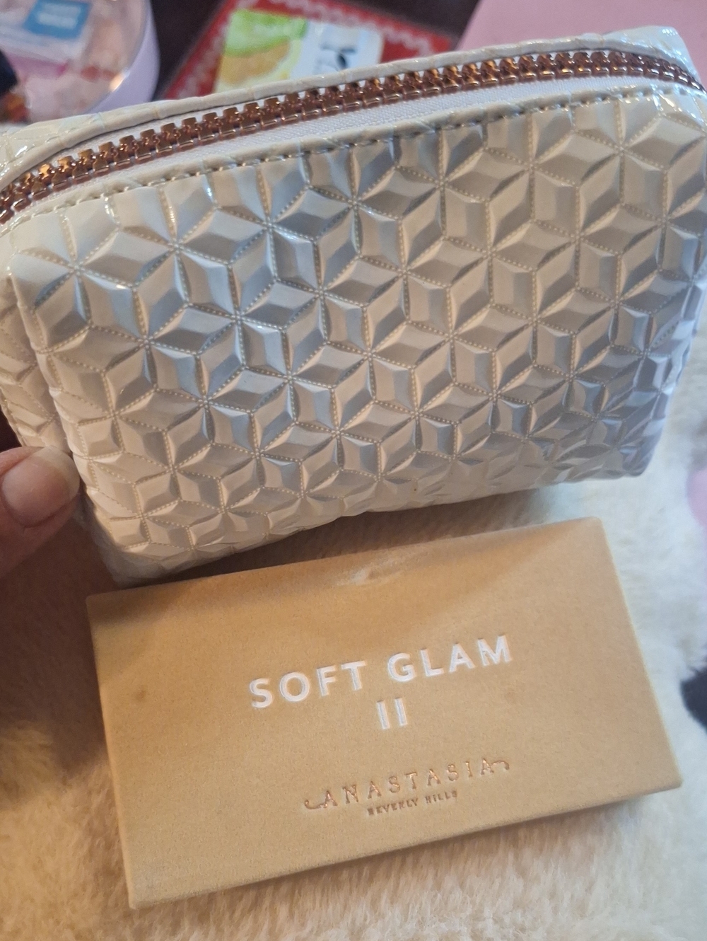 Anastasia Beverly Hills Cosmetic Pouch..Soft Glam II pallette